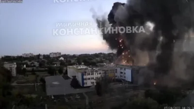 Teofil_Kwas - Rosyjski atak na budynek szkolny w Konstantynówce.
#ukraina