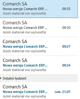 myszczur - Dzięki #comarch za informację kurła xD #pracbaza