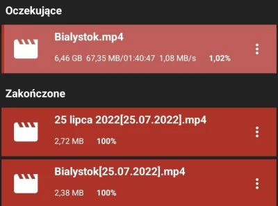 Zwanek - Nocnego lajta już przetworzyło i można pobierać. 6.5gb, ale że jest historyc...