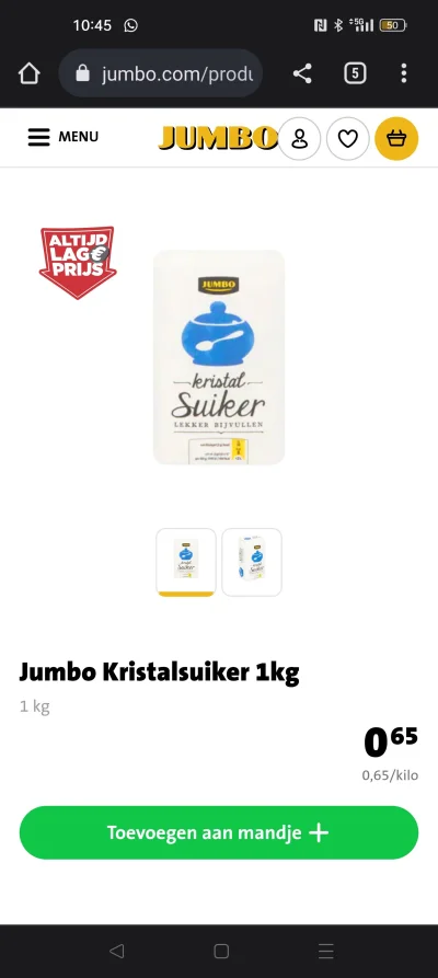 Gorbo2004 - @szef_foliarzy jadę w czwartek z NL do PL. Komu przywieźć cukier? €0.65 z...