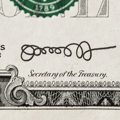 drStrangeLove - @itolek100: przypomnę tylko podpis pana sekretarza na banknocie dolar...