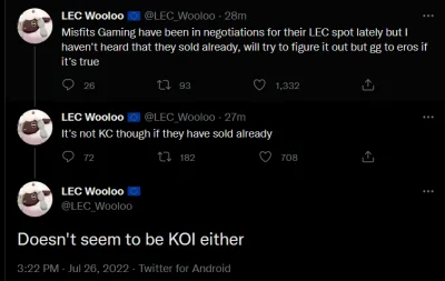 Kubsior - @katamori1: według Wooloo to nie KCorp ani KOI jeśli faktycznie już znalazł...