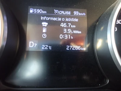 szymonbr - #chwalesie #motoryzacja
kia ceed 1.5 turbo 160KM, na dystansie ~50km mnie...