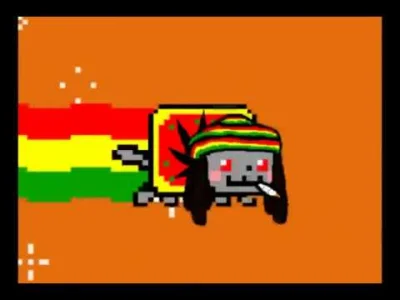 Kurczakchuck - @Kurczakchuck: Jeszcze rasta xD 8 bits
#memy #nyancat