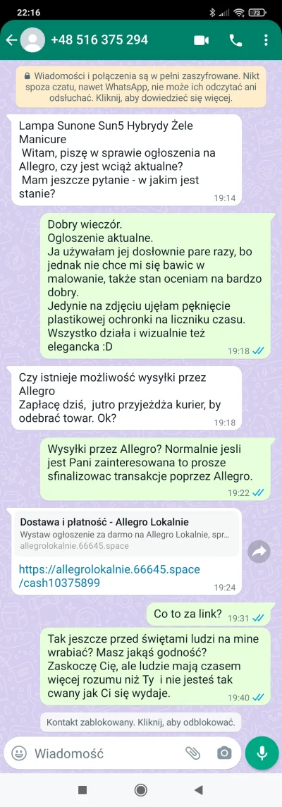 Sysiek94 - @bulabulkovski: Tez mialam takiego cwaniaczka, tylko z Allegro. Sku...