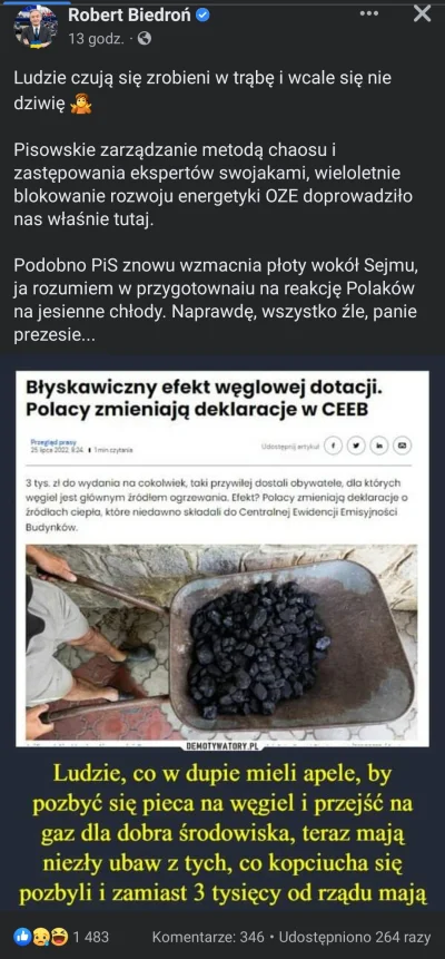 RedBulik - A wy palicie węglem z wygody czy ot tak, z nudów? Bo mi się wydaje, że wię...