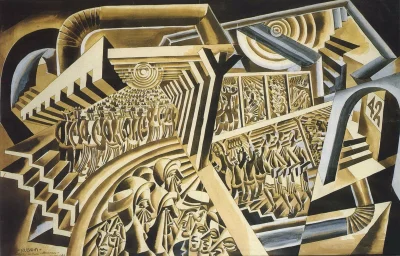 myrmekochoria - Fortunato Depero, Metro, 1930. 

#starszezwoje - blog ze starymi gr...