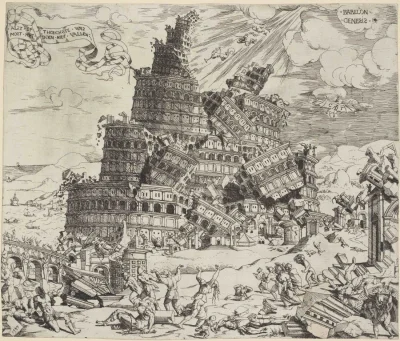 myrmekochoria - Cornelis Anthonisz, Upadek wieży Babel, 1547. Dodaje artykuł Jonathan...