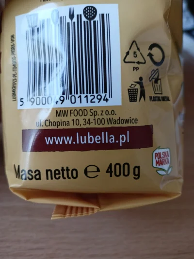 wogbius - To paczka makaronu ma teraz 400g? Nie dość, że drożej, to jeszcze mniej (╯°...