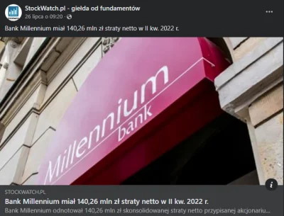 S.....k - ( ͡° ͜ʖ ͡°) Millennium wybiera sie w strone Idea Banku? ( ͡° ͜ʖ ͡°)
#mille...