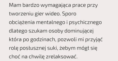 elf_pszeniczny - Trzymajcie się w tym #gamedev, chyba ostre cruche tam macie non-stop...