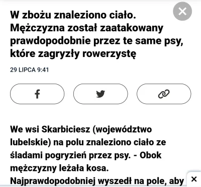 jmuhha - Wtf dwie osoby zagryzły psy w jakiejś wsi w Polsce ( ಠ_ಠ)
Rowerzystę i osob...