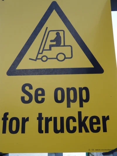 RECAPTCHASSIE - Czy wiesz że w Norwegii słowo "truck" [truk] oznacza wózek widłowy? 
...