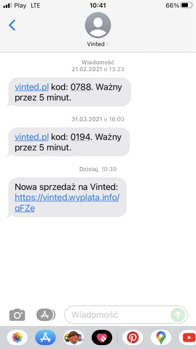 kacper191817 - To jest jakiś scam czy legit. Niby Vinted mi to wysłało ale te linki p...