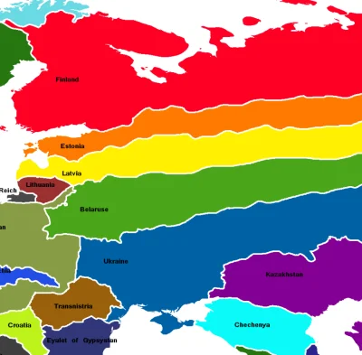 lewyqtasmitow - Proponowany podział Europy wschodniej, co sądzicie? ( ͡° ͜ʖ ͡°)
#woj...