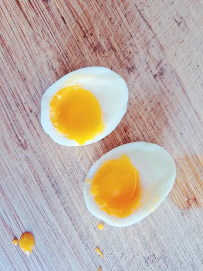 GdzieJestBanan - Idealne jajko - całkowicie ścięte białko i płynne żółtko. Uwielbiam ...