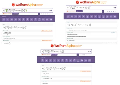Luck89 - @Kwasnykonfident: WolframAlpha wypluwa tak, ale nie da się rozwiązać w pełni...
