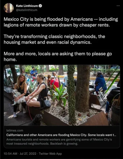 Erehr - Uchroni Meksyk przed Amerykańskimi migrantami co szukają tańszych mieszkań ( ...
