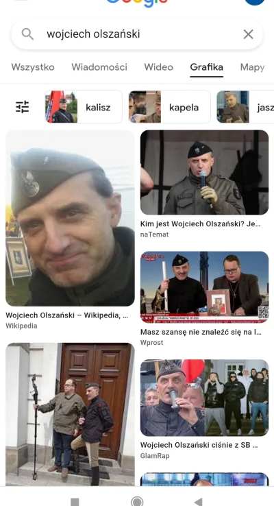 Big_Salceson - Wpisałem w google Wojciech Olszański.
Oto pierwsze wyniki. Co się oka...