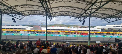 rudziol - #f1 Wbita na krzywy ryj na główną trybunę #hungaroring