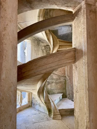 cheeseandonion - >Beautiful helicoidal staircases (1557) in the cloisters of the Conv...