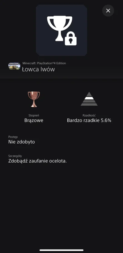 JasiuSTGPL - Jakieś pomysły na to trofeum? ( ͡° ʖ̯ ͡°) Próbowałem już kilka ocelotów ...