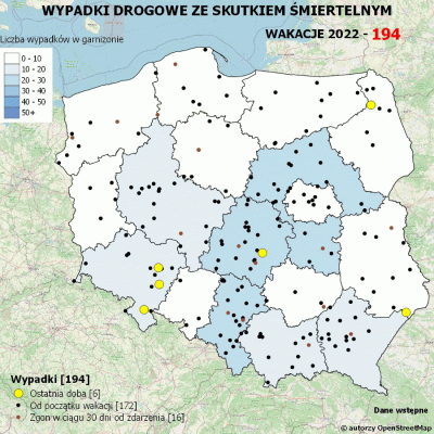 absoladoo - Minął 37 (z 69) dzień wakacji.

W ciągu ostatniej doby miało miejsce 6 ...