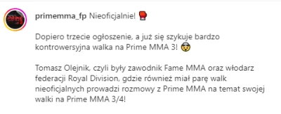 Delfin69 - o k---a, ale kontrowersyjny zadymiarz ma zawalczyć na prime według @Imarek...