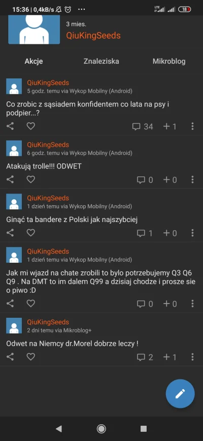 WhiteRower - @QiuKingSeeds: ja bym polecał wizytę u specjalisty, do psychiatry możesz...