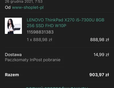 suqmadiq2ama - @Kryspin013: ten, tyle że baterie brakującą dokupiłem za 70zł, fhd