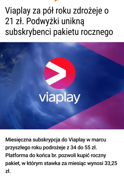 JacoobCK - Nieźli #januszebiznesu tam robia w tym #viaplay
Moze i mamy slaba oferte ...