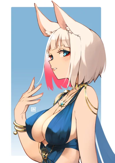 synbozy777 - #kaga #azurlane #kitsunemimi #kemonomimi #randomanimeshit