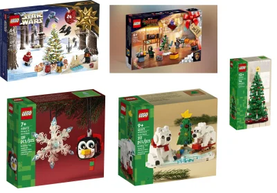 slythepanda - pojawiła się zapowiedź kilku świątecznych zestawów od #lego