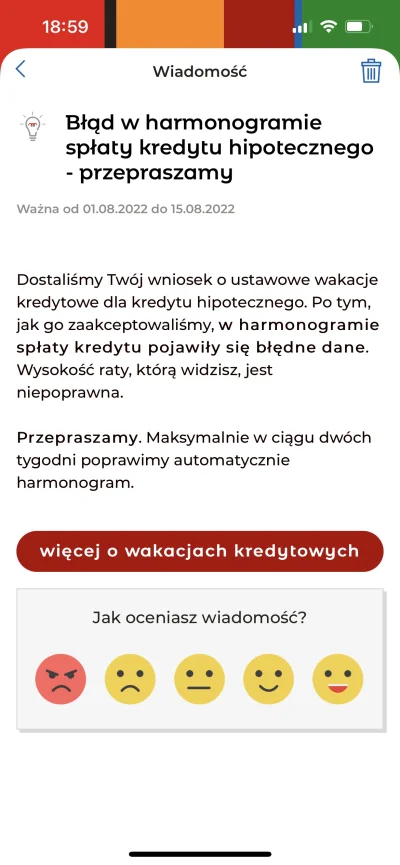 kasczysko - @marciin88: Wysłali dziś informacje na konto w mbanku(aplikacja, komunika...