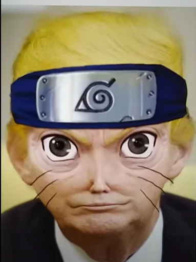 Stooleyqa - #trump #trumpmeme #naruto #anime #mangowpis #cursedimages