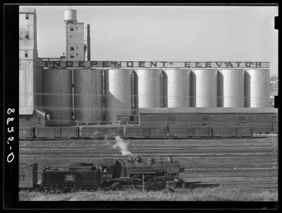 myrmekochoria - John Vachon, Elewator zbożowy w Omaha, Nebraska 1938

#starszezwoje...