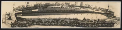 myrmekochoria - Załoga USS Mount Vernon, 30 października, 1918., Bardzo ładna fotogra...