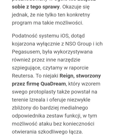 RidgeForrester - @wesolyprzegryw a oni mają już więcej narzędzi poza pegasusem. Jakiś...