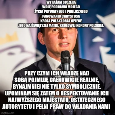 F.....d - @Lutekcjusz: Tymczasem polscy lolnościowcy podpisują Konfederacje Gietrzwał...