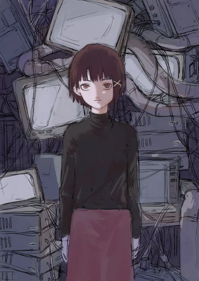 Al-3_x - #anime #randomanimeshit #animeart #art #lain #serialexperimentslain