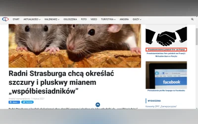 arkadiusz-kowalewski - @wrrior: 
 Radni Strasburga chcą określać szczury i pluskwy mi...