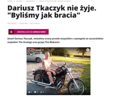 CulturalEnrichmentIsNotNice - Nie żyje Dariusz "Smalec" Tkaczyk, były wokalista The A...