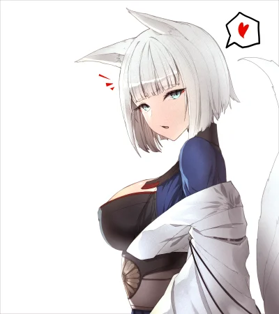 synbozy777 - #kaga #azurlane #kemonomimi #kitsunemimi #randomanimeshit