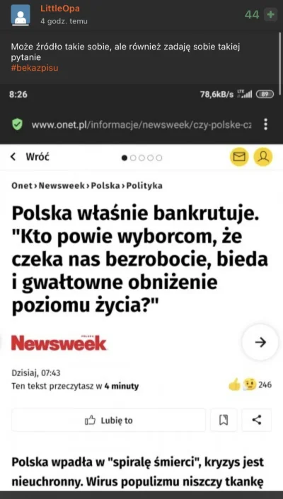 huncwot_ - Tym razem nikt nikt się nie rzuca, że to tylko nagłówek i fragment artykuł...