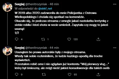 Maziar1337 - Odpowiedź Sergieja Zyźniaka na tweet SKKF. Oczywiście nie zrobił nic złe...