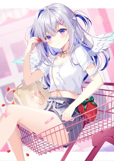 Saint_Louis - Jadę sobie w sklepie na wózku (ʘ‿ʘ)
#randomanimeshit #anime #virtualyo...