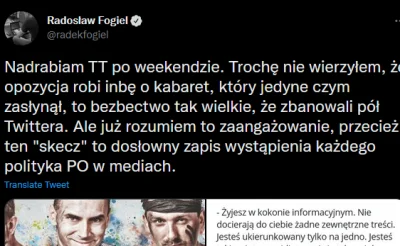 BohunChleba - Ale bezczel. Kabaret był tak dosłownie o pisie, tak że padały tam oskar...