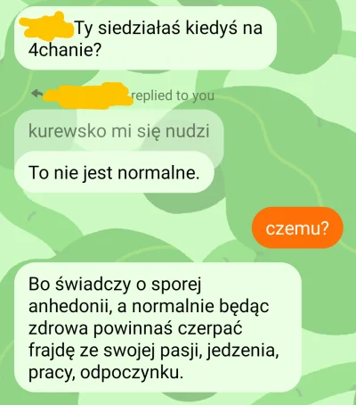 Zoyav - z serii rozmowa z normikiem

super czerpanie przyjemności, kiedy idziesz np...