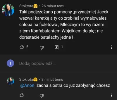 wypocinyproductions - @Tofik198 Jareczek widzę że piszę z nowego fake konta na youtub...