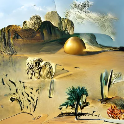 DIO_ - Wpisałem desert, brueghel, dali, Aphoom Zhah. I wyszło mi coś nie mającego nic...